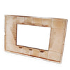 Placca 3F Ciliegio Mapam 6003-03 3P Comp V/Plana Compatibile Vimar Plana