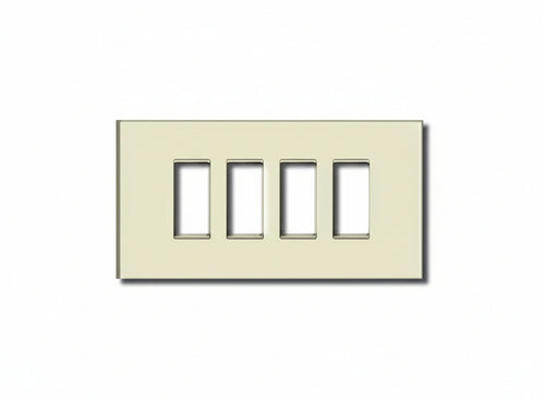 Placca 4 Foro X Scat Ret Avorio 08638.A Vimar