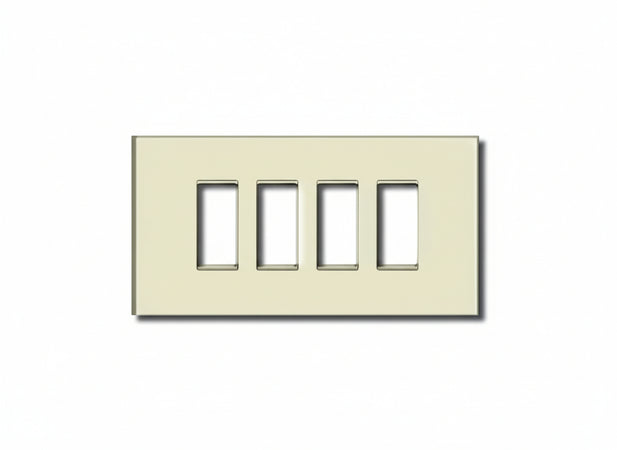 Placca 4 Foro X Scat Ret Avorio 08638.A Vimar