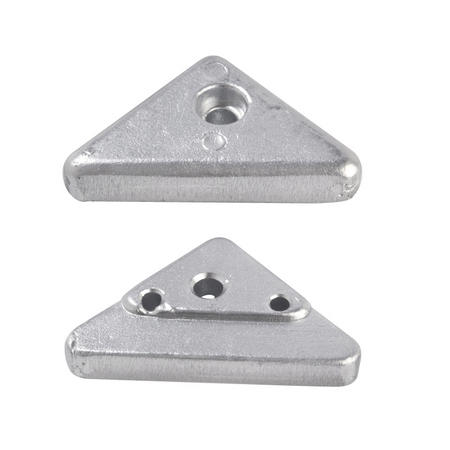 Placca Duo Prop In Zinco
