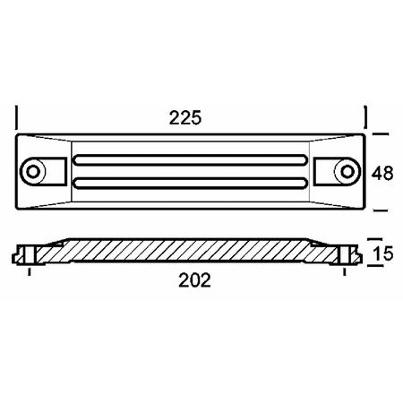 Placca In Zinco 75-130-225 Hp
