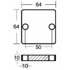 Placca Mm. 64X64X10