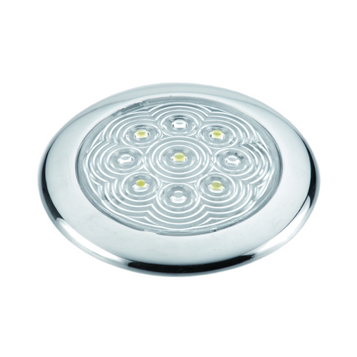 Plafoniera Inox A 5 Led Ø Mm.94X11H