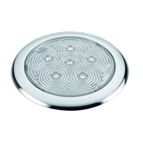 Plafoniera Inox A 6 Led Ømm.110X11H