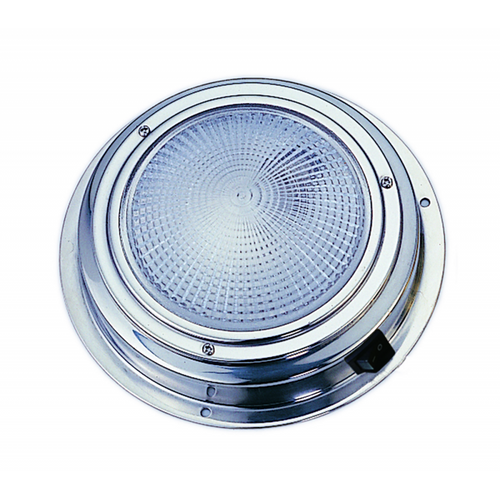 Plafoniera Inox A Led Ø Mm.140X40H