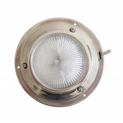 Plafoniera Inox Ø Mm.140 X 40H 12V