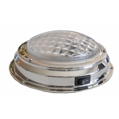 Plafoniera Inox Ø Mm.168 X 46H 12V