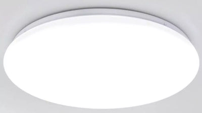 Plafoniera Tonda Camper Ricambio Slim Luci Led Universali Opaca Diametro 200x40mm