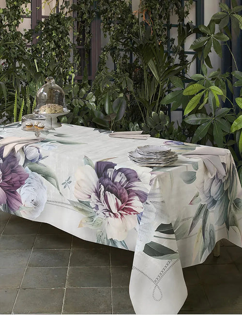 Tovaglia Platinum in stampa digitale 100% panama di cotone – Tessitura Randi
