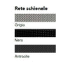 Poltrona da ufficio direzionale in rete con base a slitta fissa
