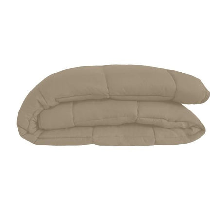 Piumino in microfibra 400g / m CALGARY Taupe & Linen 140x200cm