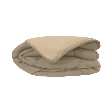Piumino in microfibra 400g / m CALGARY Taupe & Linen 140x200cm