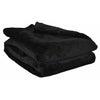Plaid microfibra 130x170 nero
