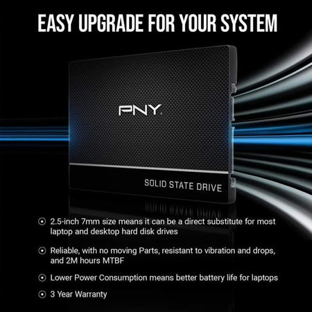 Disco rigido PNY CS900 SSD 2to 2.5