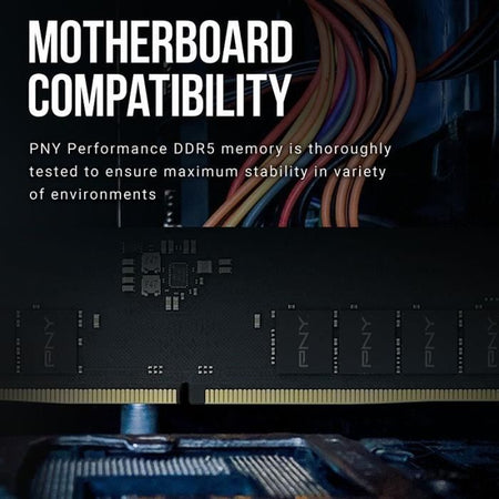 Memoria DDR5 - PNY - PERFORMANCE - 8 GB - 4800 MHz - Consumo energetico ridotto - Prestazioni migliorate