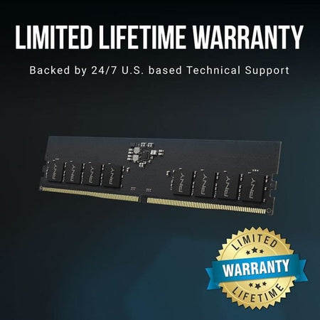 Memoria DDR5 - PNY - PERFORMANCE - 16 GB - 4800 MHz - Consumo energetico ridotto