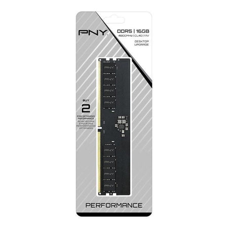 Memoria DDR5 - PNY - PERFORMANCE - 16 GB - 4800 MHz - Consumo energetico ridotto