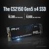 PNY - CS2150 2 TB - Disco rigido SSD interno - 2 TB - M.2