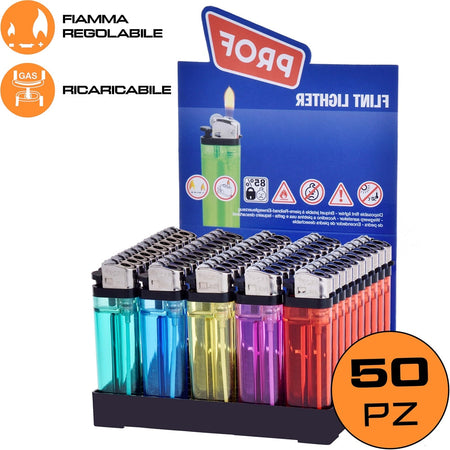 ACCENDINI FLINT RICAR. TRASP. CF50PZ IL PIU ECONOMICO