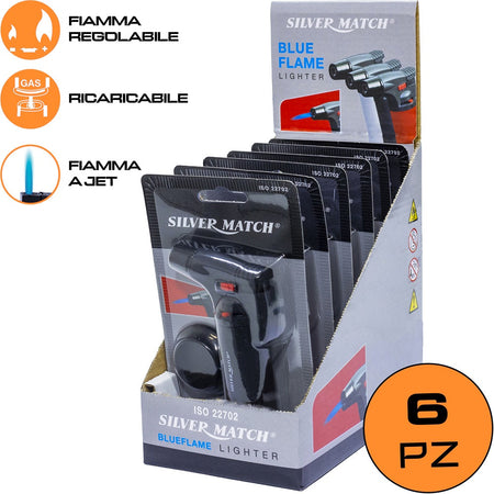 ACCENDIGAS ELETTRONICO CREM BRULè RICARICABILE - CONF. 6 PZ - PREZZO A CONFEZIONE