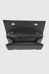 Pochette elegante a tracolla finitura glitterata | Verde Fashion