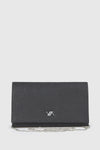 Pochette elegante a tracolla finitura glitterata | Verde Fashion