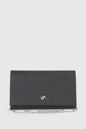Pochette elegante a tracolla finitura glitterata | Verde Fashion