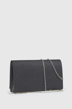 Pochette elegante a tracolla finitura glitterata | Verde Fashion