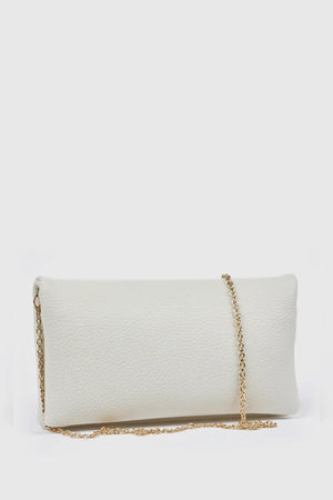 Pochette elegante a bustina in ecopelle | Verde Fashion
