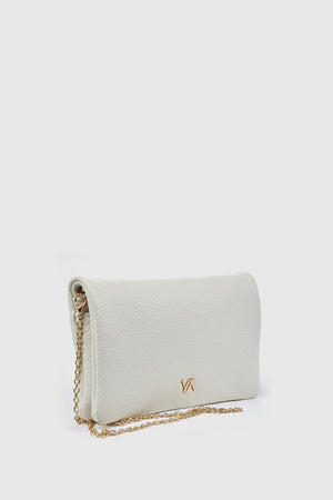 Pochette elegante a bustina in ecopelle | Verde Fashion
