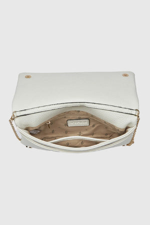 Pochette elegante a bustina in ecopelle | Verde Fashion