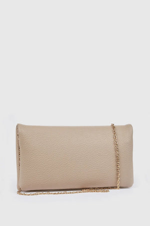Pochette elegante a bustina in ecopelle | Verde Fashion