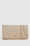 Pochette elegante a bustina in ecopelle | Verde Fashion