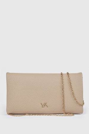 Pochette elegante a bustina in ecopelle | Verde Fashion