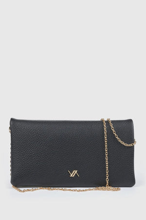 Pochette elegante a bustina in ecopelle | Verde Fashion