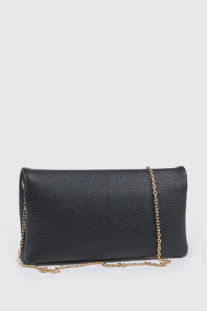 Pochette elegante a bustina in ecopelle | Verde Fashion