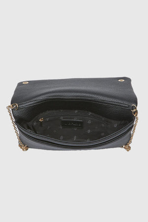 Pochette elegante a bustina in ecopelle | Verde Fashion