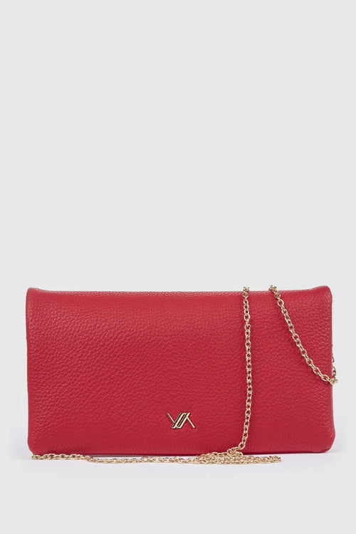 Pochette elegante a bustina in ecopelle | Verde Fashion