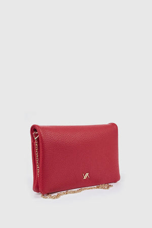 Pochette elegante a bustina in ecopelle | Verde Fashion