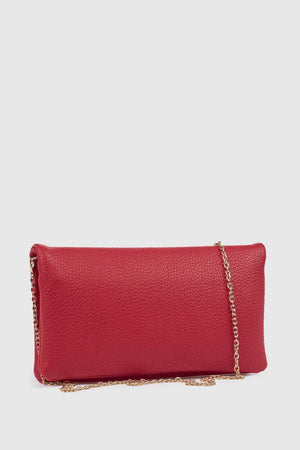 Pochette elegante a bustina in ecopelle | Verde Fashion