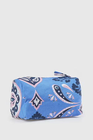 Pochette mare in cotone stampa cachemire | Verde Fashion