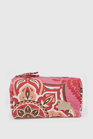 Pochette mare in cotone stampa cachemire | Verde Fashion
