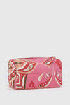 Pochette mare in cotone stampa cachemire | Verde Fashion