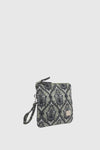 Pochette mare in cotone fantasia barocca | Verde Fashion