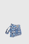 Pochette mare in cotone stampa maioliche | Verde Fashion