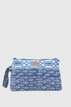 Pochette mare in cotone stampa pesci | Verde Fashion