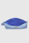 Pochette mare in cotone stampa pesci | Verde Fashion