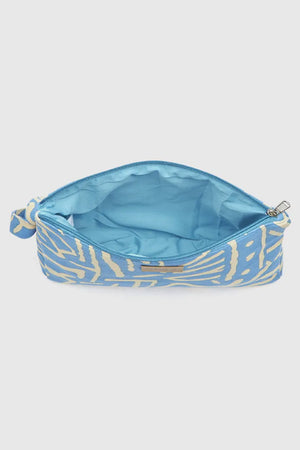 Pochette mare in cotone stampa astratta | Verde Fashion