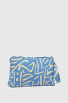 Pochette mare in cotone stampa astratta | Verde Fashion