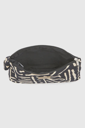 Pochette mare in cotone stampa astratta | Verde Fashion